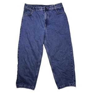 Lucy And Yak Jeans W34/R High Rise Relaxed Dana Mom Jeans Straight Leg Organic
